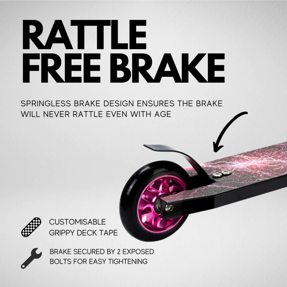 Trotineta de scheme freestyle 2 roti Scooter Deluxe Negru - 5