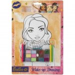 Carte de colorat Grafix Make-up Drawings Besties GR140011