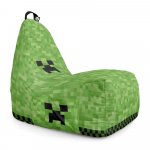 Fotoliu Puf Bean Bag tip Chill XL Minecraft Creeper