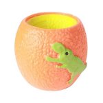 Jucarie antistres Toi-Toys Squeeze Ou Dinozaur portocaliu