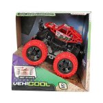 Masinuta cu frictiune Toi-Toys Monster truck Stunt 360 rosu
