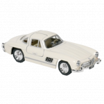 Masinuta die cast Mercedes-Benz 300SL Coupe 1954 scara 1:36 12.8 cm alb