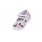 Pantofi cu interior de bumbac pentru fetite Vi-GGa-Mi Zosia Floricele marimea 19