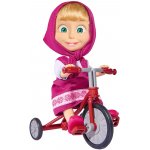 Papusa Masha cu tricicicleta 12cm