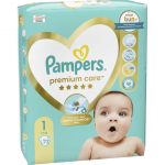 Scutece Pampers Premium Care marime 1, 2-5kg, 72 buc