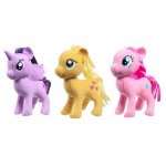 Set 3 jucarii din plus My Little Pony Twilight Applejack Pinkie Pie 13 cm