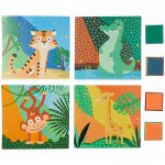 Set creativ mozaic SunCity animale jungla 4 fise ARJ054755D
