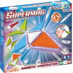 Set de constructie magnetic de baza Supermag Trendy 35 piese