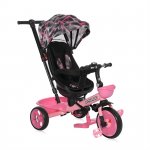 Tricicleta pentru copii Voyage cu sezut reversibil Pink
