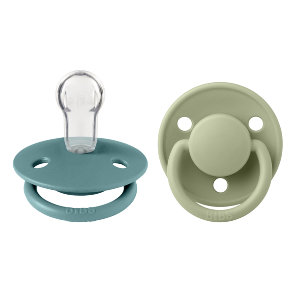 Set 2 suzete Bibs de lux Silicon tetina rotunda marime universala Island SeaSage