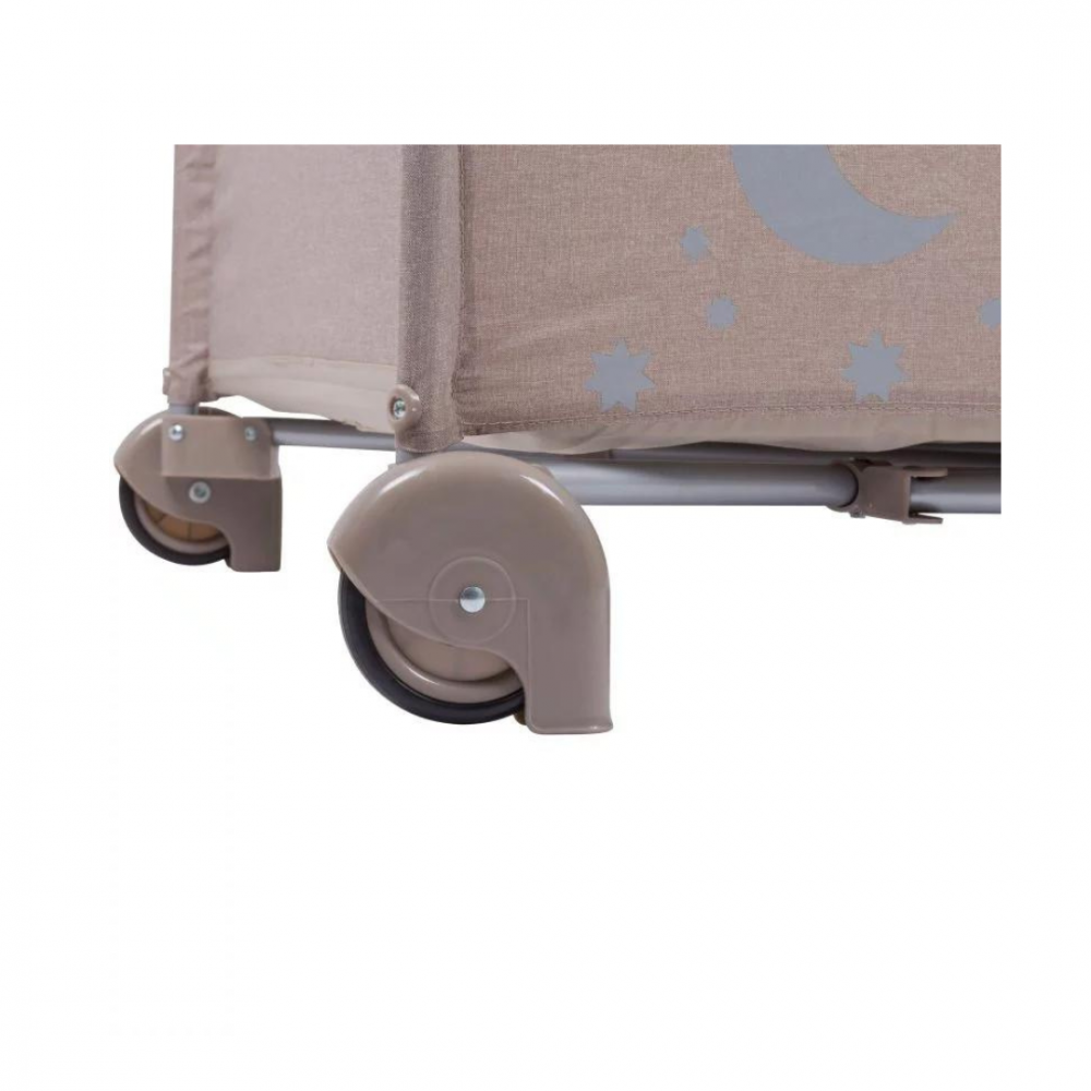 Patut pliant BabyGo Sleeper Moon Beige - 3 | YEO