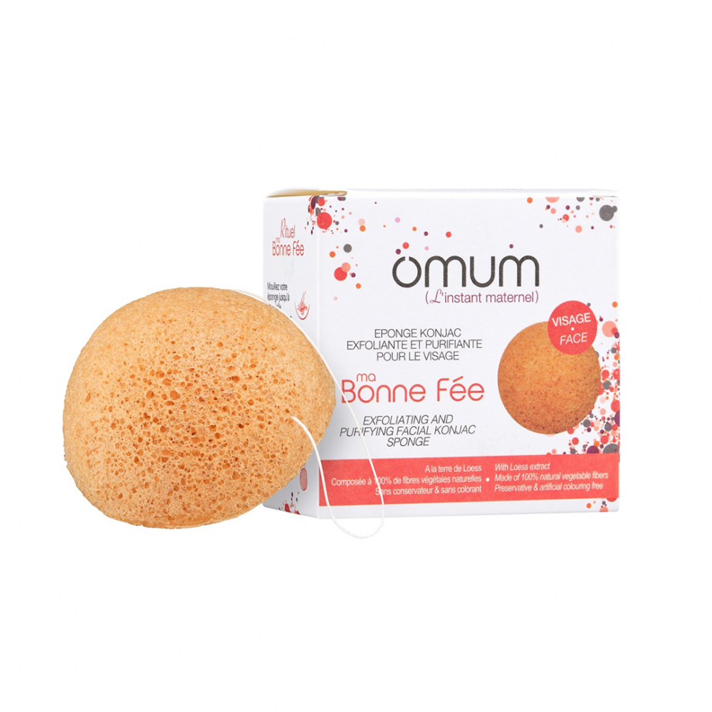 Burete Omum Konjac exfoliant si regerant pentru fata Ma Bonne Fee
