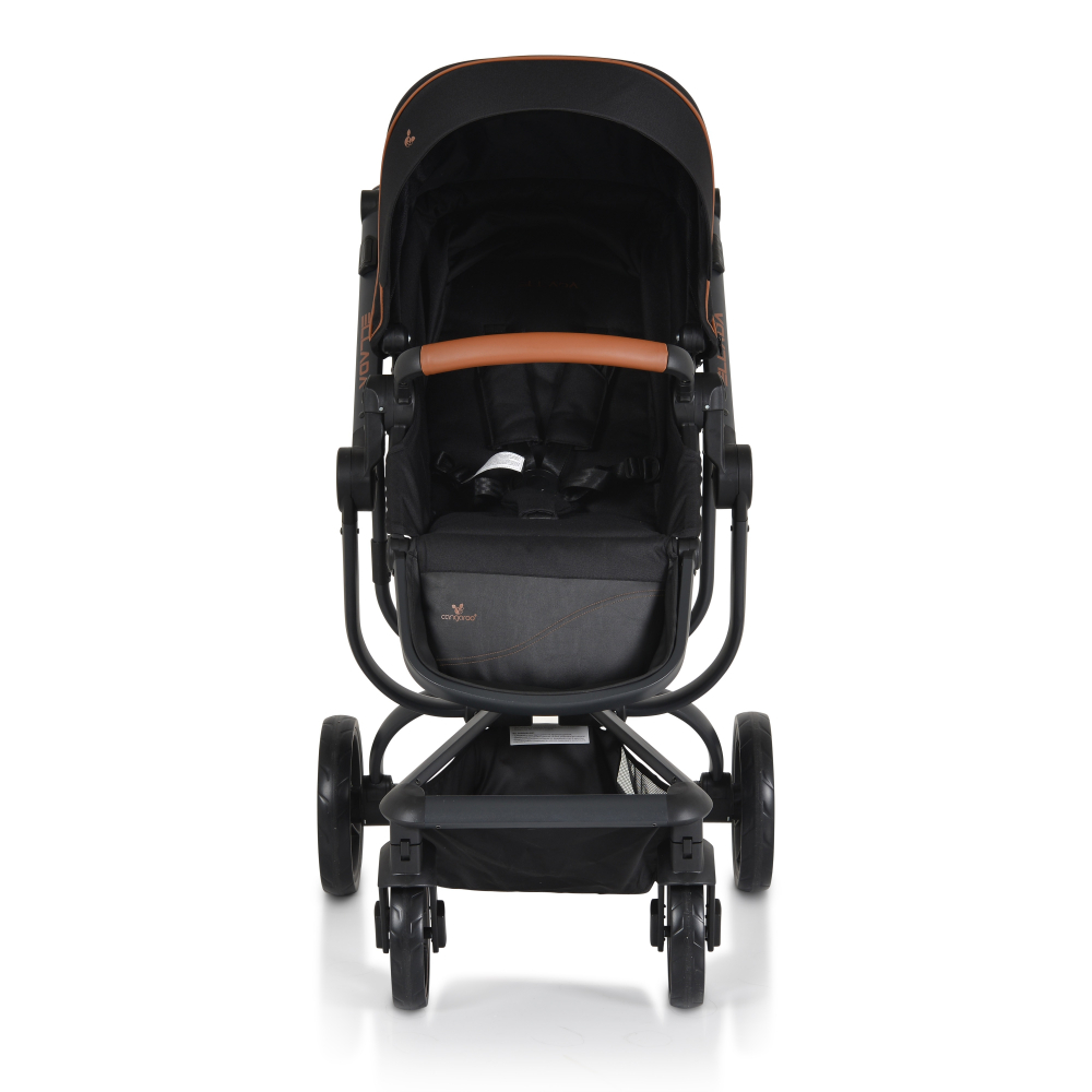 Carucior modular 2 in 1 Cangaroo Ellada Black - 1 | YEO