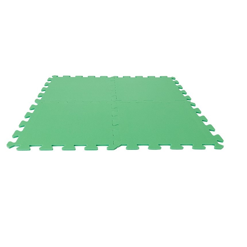 Covoras puzzle din spuma Poly play Mat 50x50 cm Green