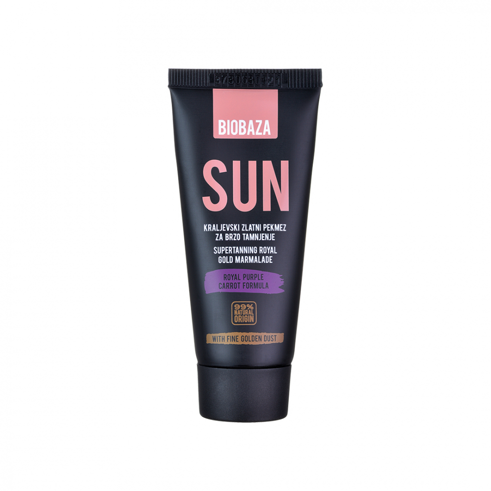 Crema acceleratoare bronzanta Biobaza cu aur Sun Royal Gold 30 ml