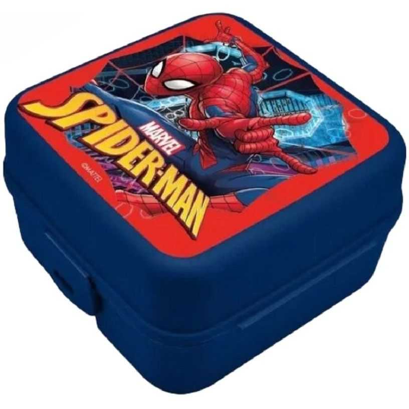 Cutie sandwich compartimentata SunCity Spiderman 14x14x8 cm NVT840418 - 3 | YEO