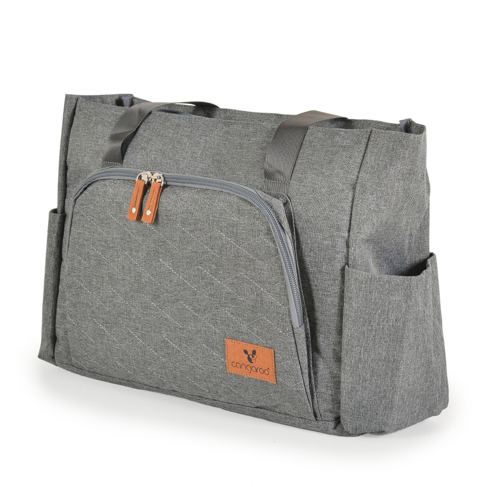 Geanta multifunctionala pentru mamici Cangaroo Keily grey - 3 | YEO