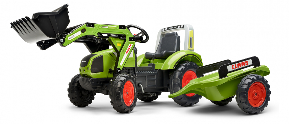 Tractor buldoexcavator cu pedale Falk Claas Arion 430 1040AM - 2