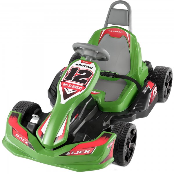 Kart electric pentru copii Go Kart 70W Globo acumulator 12V Verde