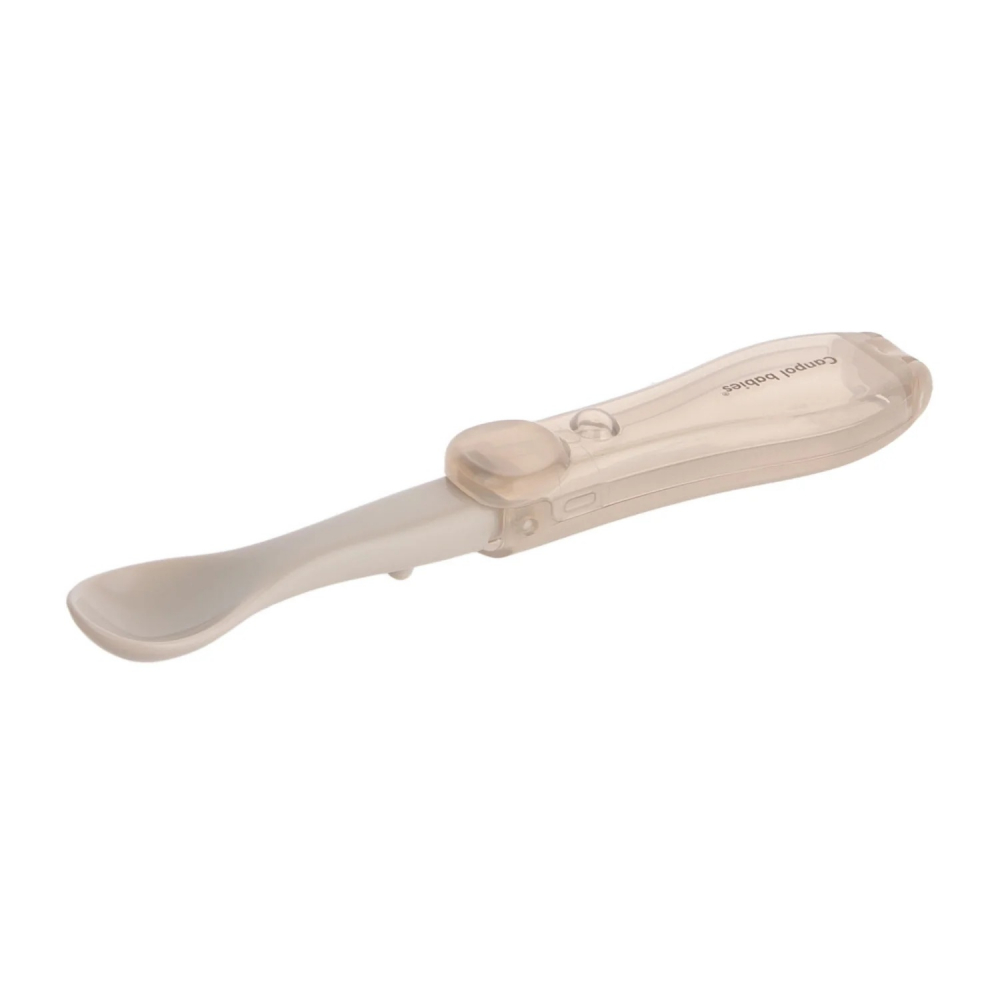 Lingurita pliabila canpol babies pentru calatorii 56611 grey