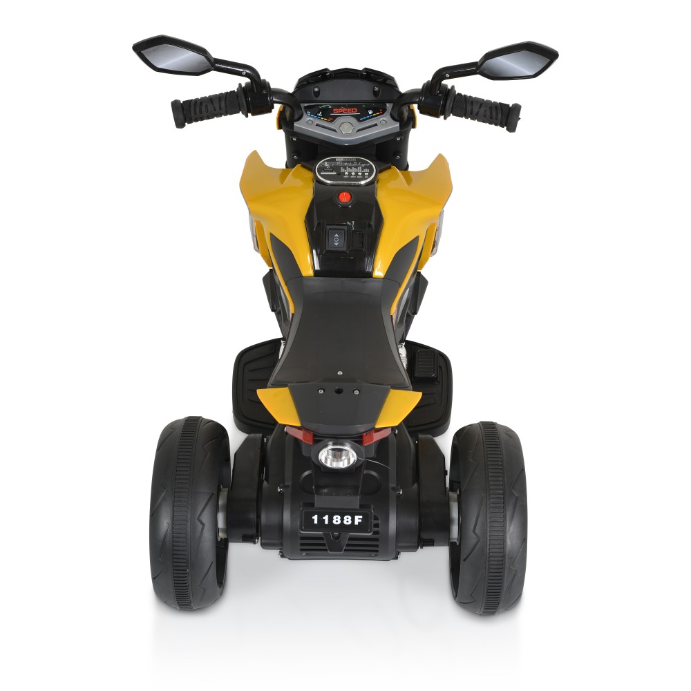 Motocicleta electrica pentru copii 12V Moni Bo Colombo Yellow - 1 | YEO