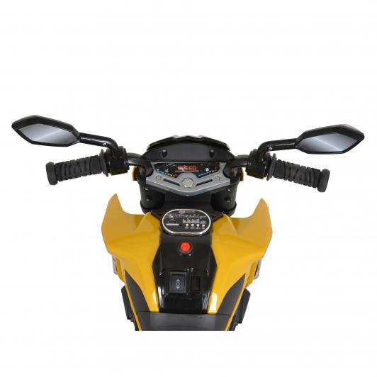 Motocicleta electrica pentru copii 12V Moni Bo Colombo Yellow - 3 | YEO