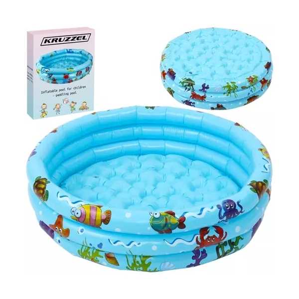 Piscina gonflabila Kruzzel cu 3 inele 80 x 30 cm MY18072 - 1 | YEO