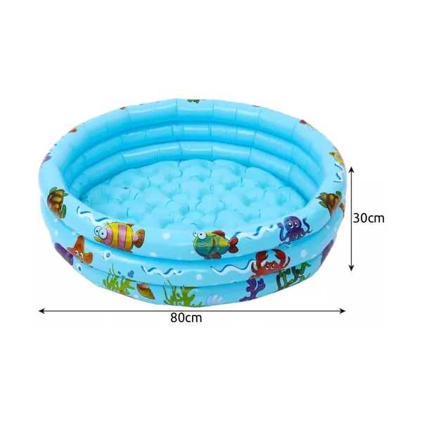 Piscina gonflabila Kruzzel cu 3 inele 80 x 30 cm MY18072 - 2 | YEO