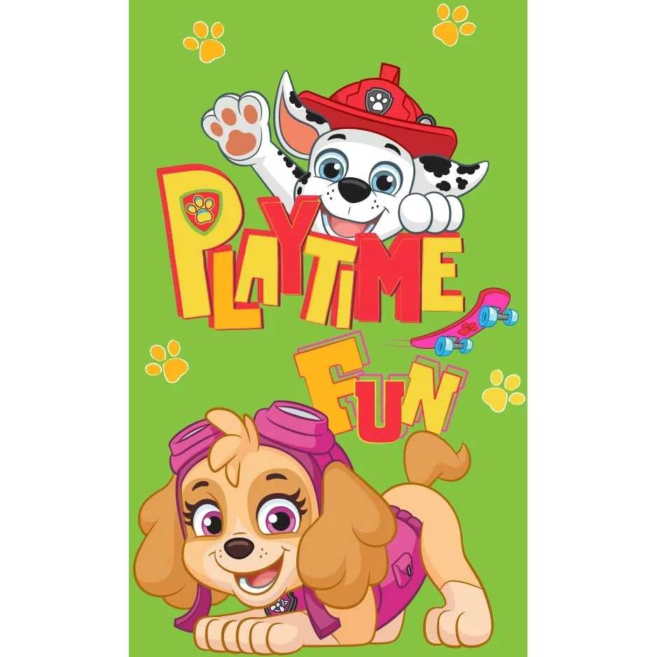 Prosop fata SunCity Paw Patrol Playtime 30x50 cm CBX211007PAW