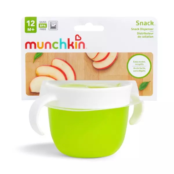 Recipient pentru gustari Munchkin Snack 12L+ green - 2 | YEO