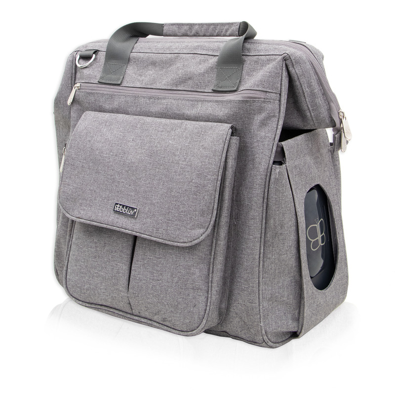 Rucsac pentru mamici Bbluv Metro Grey