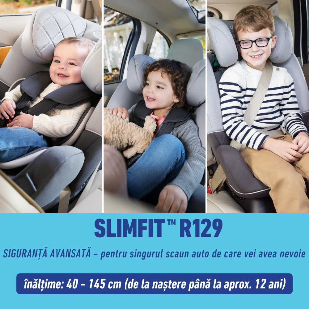 Scaun auto Graco SlimFit i-Size 0-12 ani Midnight - 3 | YEO