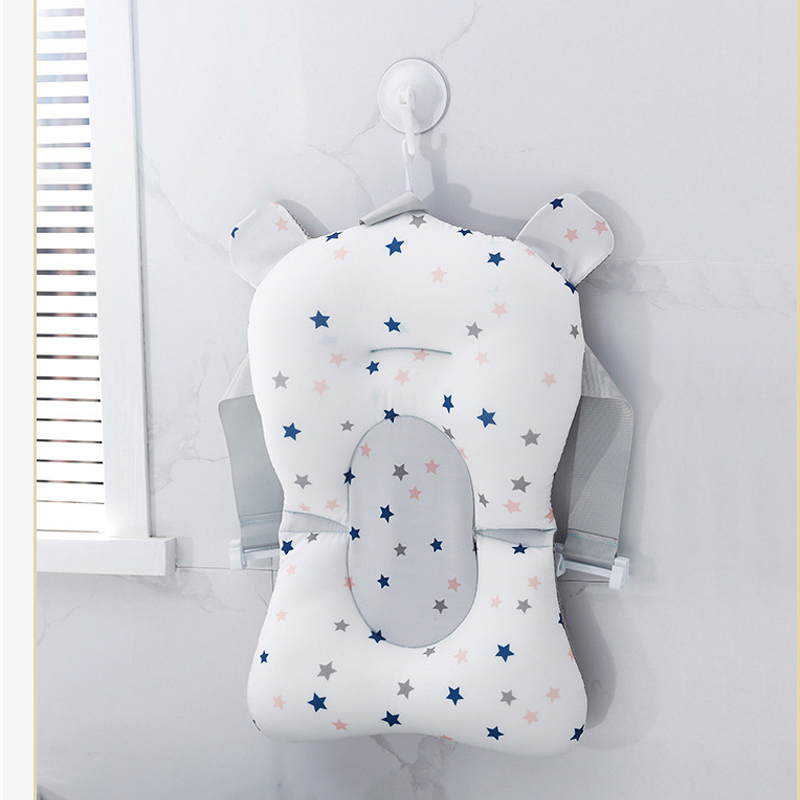 Hamac pentru cadita bebelusi Little Mom Baby Shower Stars Blue - 3 | YEO