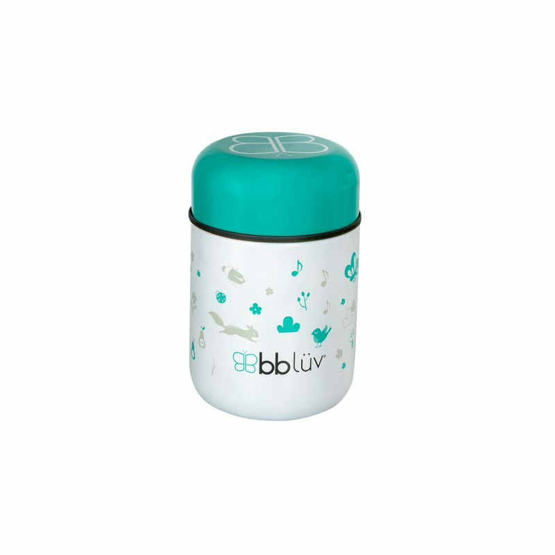 Termos pentru alimente solide Bbluv Food cu lingurita inclusa 300 ml Aqua - 2 | YEO