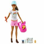 Set de joaca cu accesorii papusa Barbie un drumetie