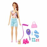 Set de joaca cu accesorii papusa Barbie sportiva