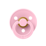 Suzeta Colour Latex Bibs tetina rotunda 0 luni + Baby Pink