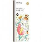 Carte de colorat cu apa Mideer pensula de pictat si culori incluse 19 x 8 x 1.3 cm Enchanted Garden
