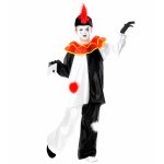 Costum Arlechin Pierrot 5 - 7 ani / 128 cm