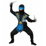 Costum Ninja Copii Kombat Albastru 4 - 5 ani / 116cm