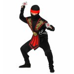Costum Ninja Copii Kombat Rosu 4 - 5 ani / 116cm