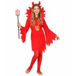 Costum Rosu Diavolita Copii Halloween 5 - 7 ani / 128 cm