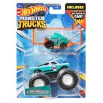 Hot Wheels Monster Truck si masinuta metalica Pure Muscle