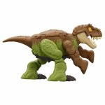 Figurina dinozaur transformabil Tyrannosaurus Rex si Ankylosaurus maro Jurassic World Fierce Changers Double Danger