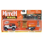 Set 2 vehicule MBX Off Road 1988 Jeep 4x4 Trailer Matchbox Hitch&Haul scara 1:64