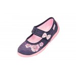 Pantofi cu interior de bumbac pentru fetite Vi-GGa-Mi Kamila Imprimeu marimea 26