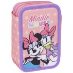 Penar echipat Minnie Mouse & Friends cu 3 compartimente 44 piese