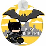 Semn de avertizare TataWay  Baby on Board Batman CZ11068