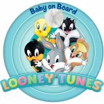 Semn de avertizare TataWay Baby on Board Looney Tunes CZ11069