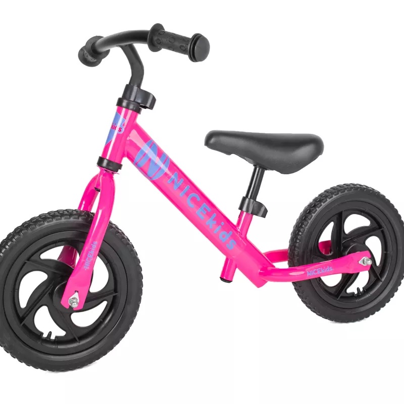 Bicicleta fara pedale 12 inch Nice Kids Pink